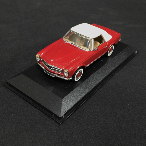 ミニチャンプス　メルセデスベンツ　280SL　カブリオレソフトトップ レッド